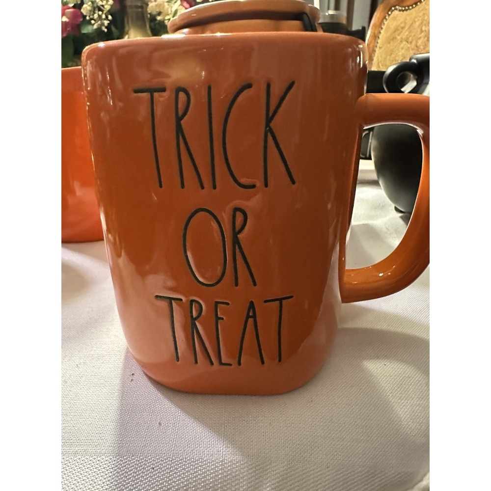 Trick Or Treat Orange Rae Dunn Mug